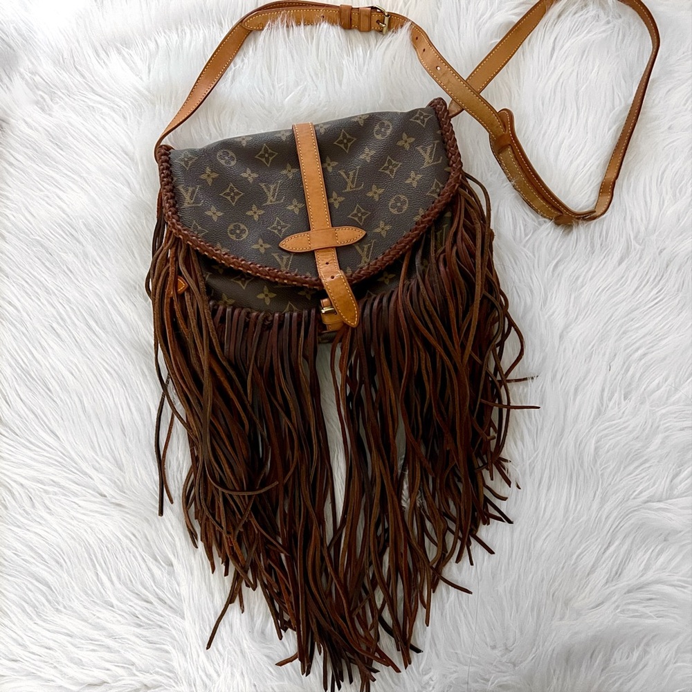 COPY - Fringe Louis Vuitton Vintage Boho Crossbody